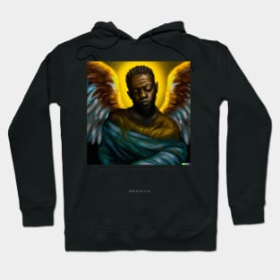 Black Angel Male Hoodie